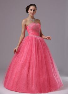 the Brand New Style Strapless Beaded Bodice Prom Gown Dress Tulle
